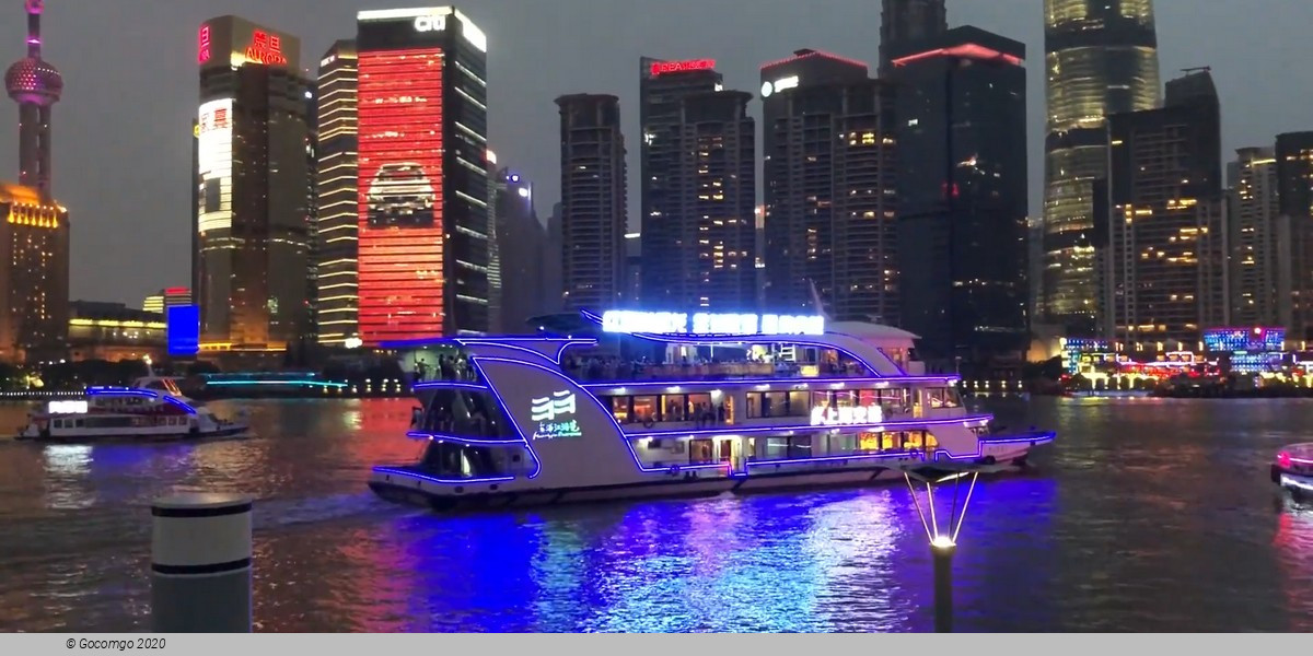 Huangpu Night River Cruise, Local Dinner and Rooftop Bar