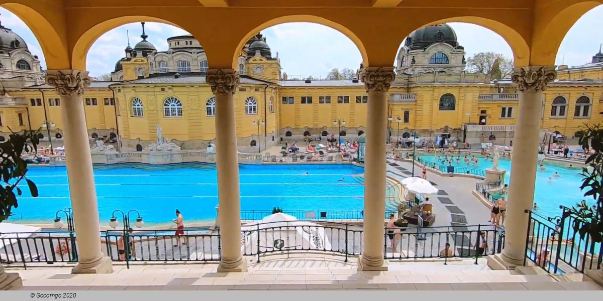 Széchenyi Thermal Bath Skip-the-line Entry Ticket and Palm House Access with Fruits and Cocktail