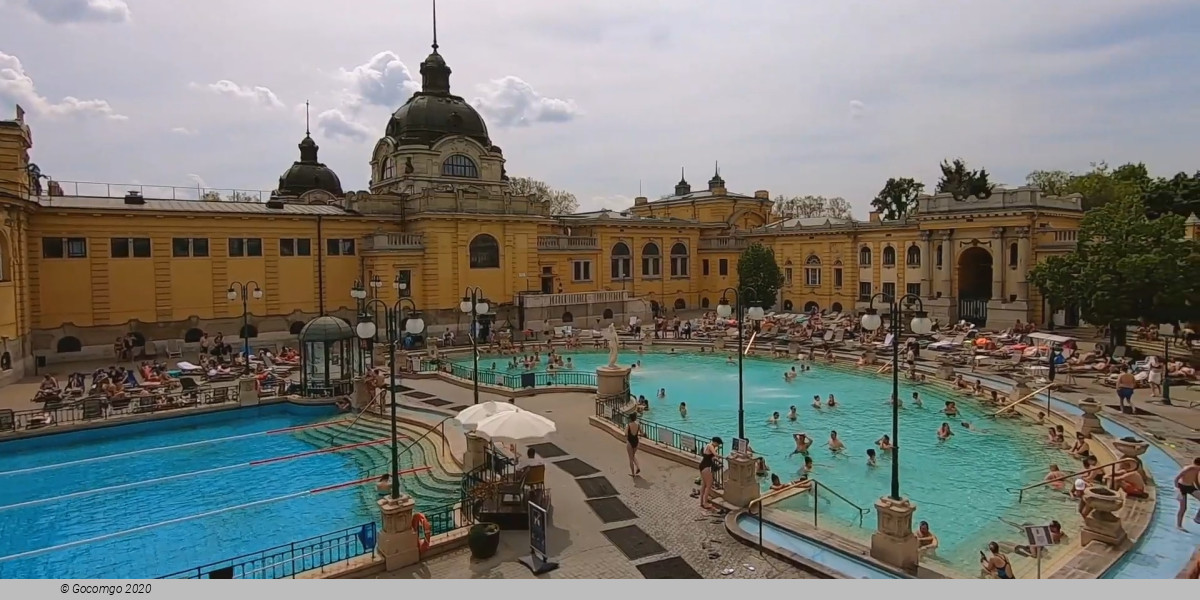 Széchenyi Thermal Bath Skip-the-line Entry Ticket and Palm House Access with Fruits and Cocktail