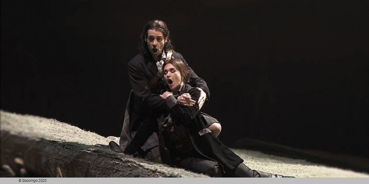 Scene 3 from the opera "Lucia di Lammermoor" at the New National Theater Tokyo, photo 1