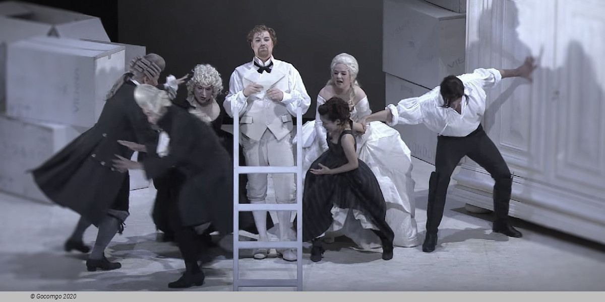 Scene 5 from the opera "Le Nozze di Figaro" on the stage of the New National Theater Tokyo, photo 11