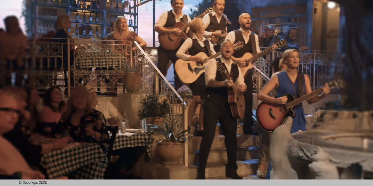 Scene 5 from the show "Mamma Mia! The Party"