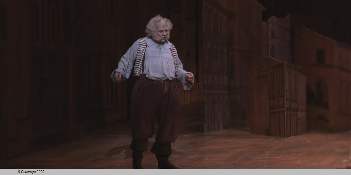 Scene 4 from the opera "Falstaff"