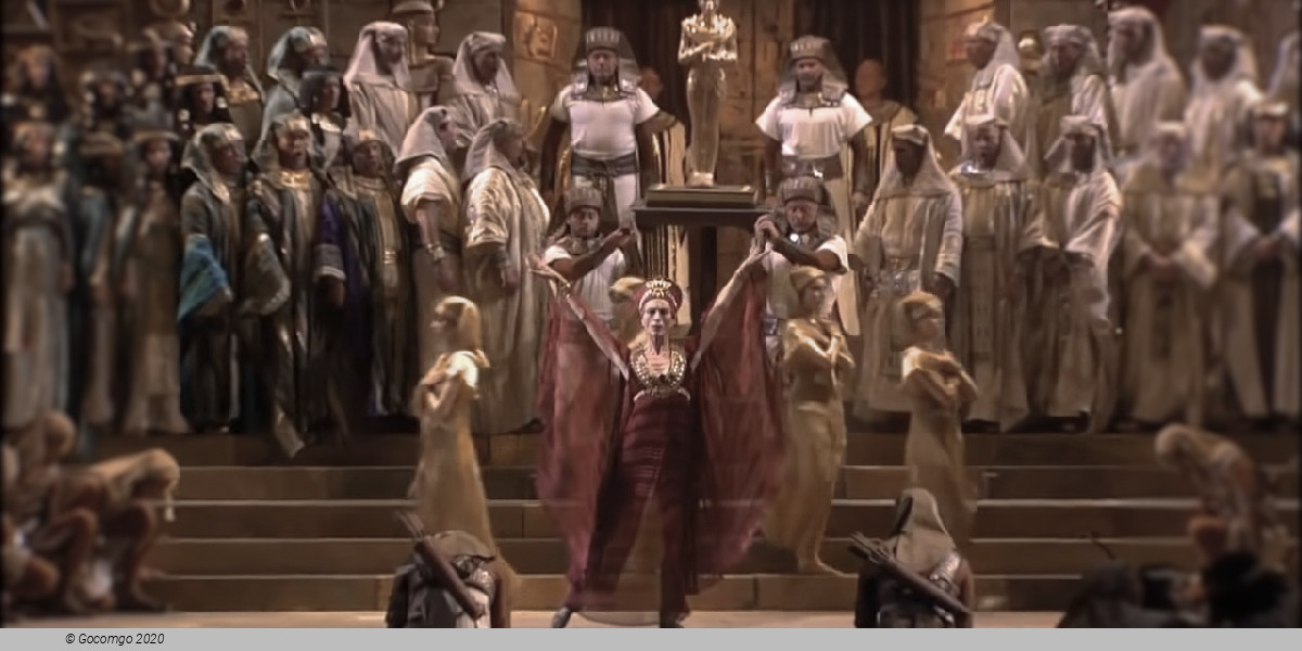 Scene 7 from the opera "Aida"