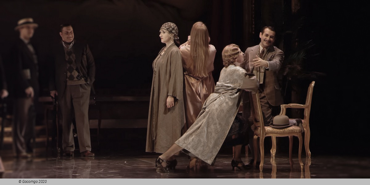 Scene 4 from the opera "La Rondine"