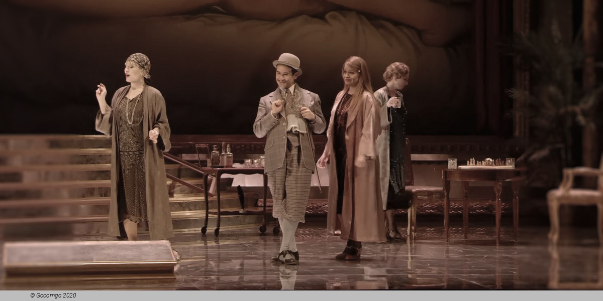 Scene 6 from the opera "La Rondine"