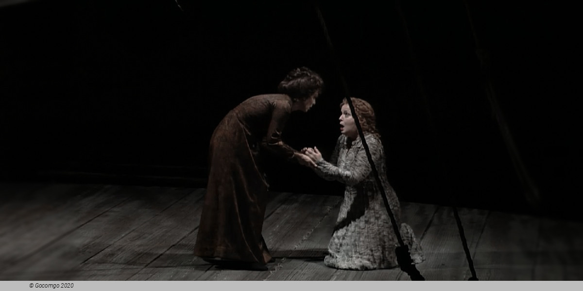 Scene 5 from the opera "Tristan and Isolde"