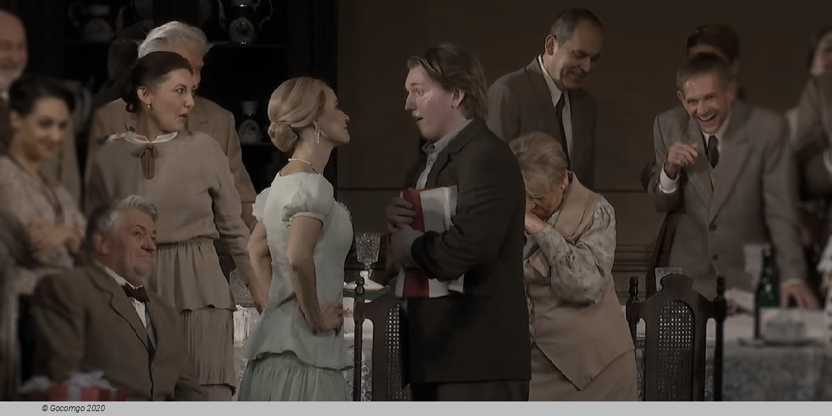 Scene 1 from the opera "Eugene Onegin"