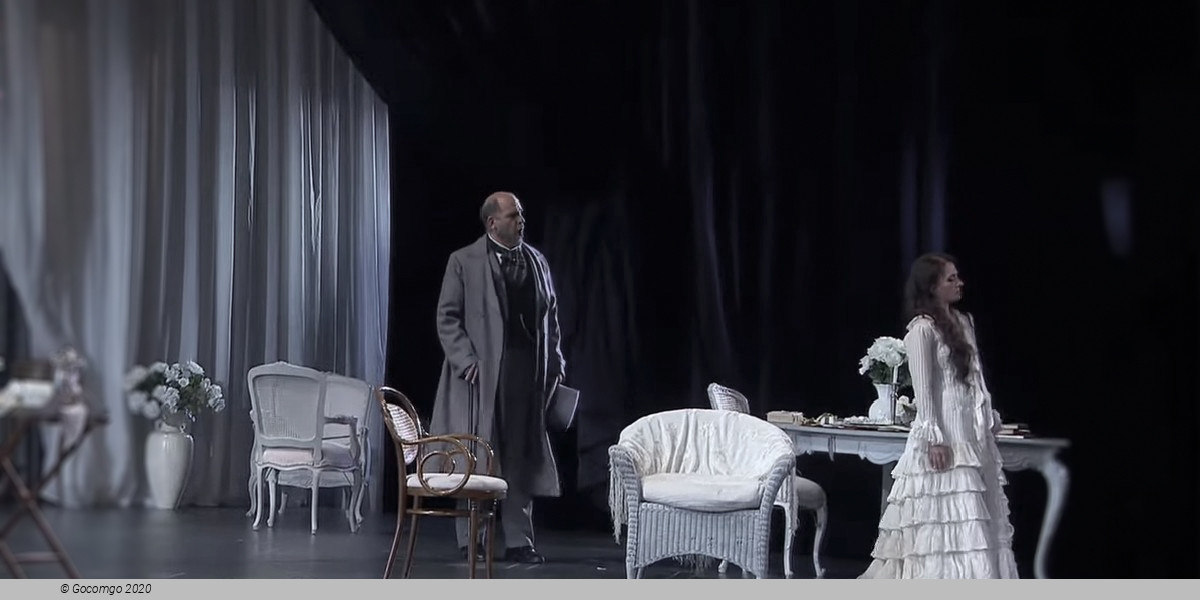 Scene 3 from the opera "La Traviata"