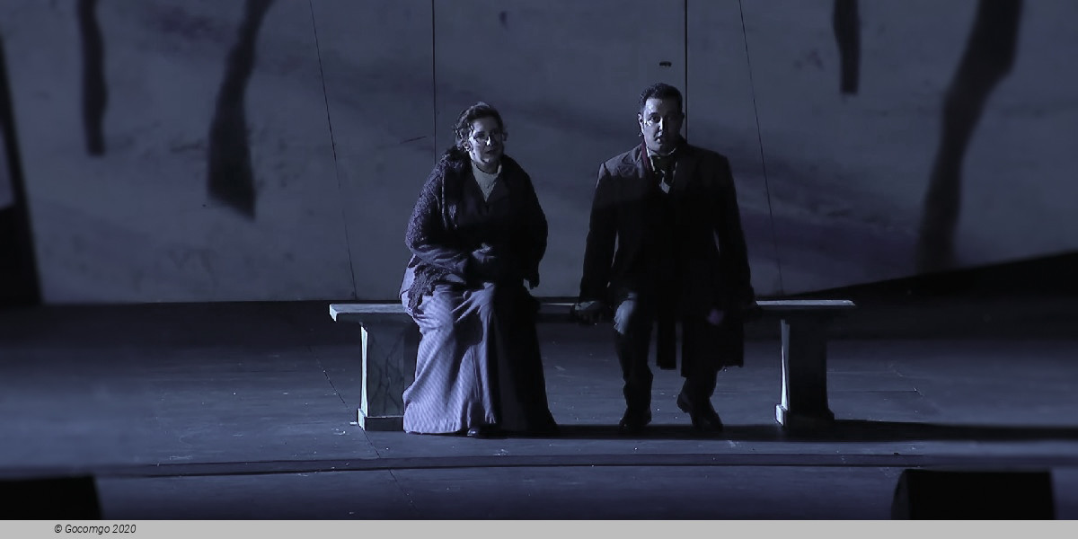 Scene 1 from the opera La Bohème