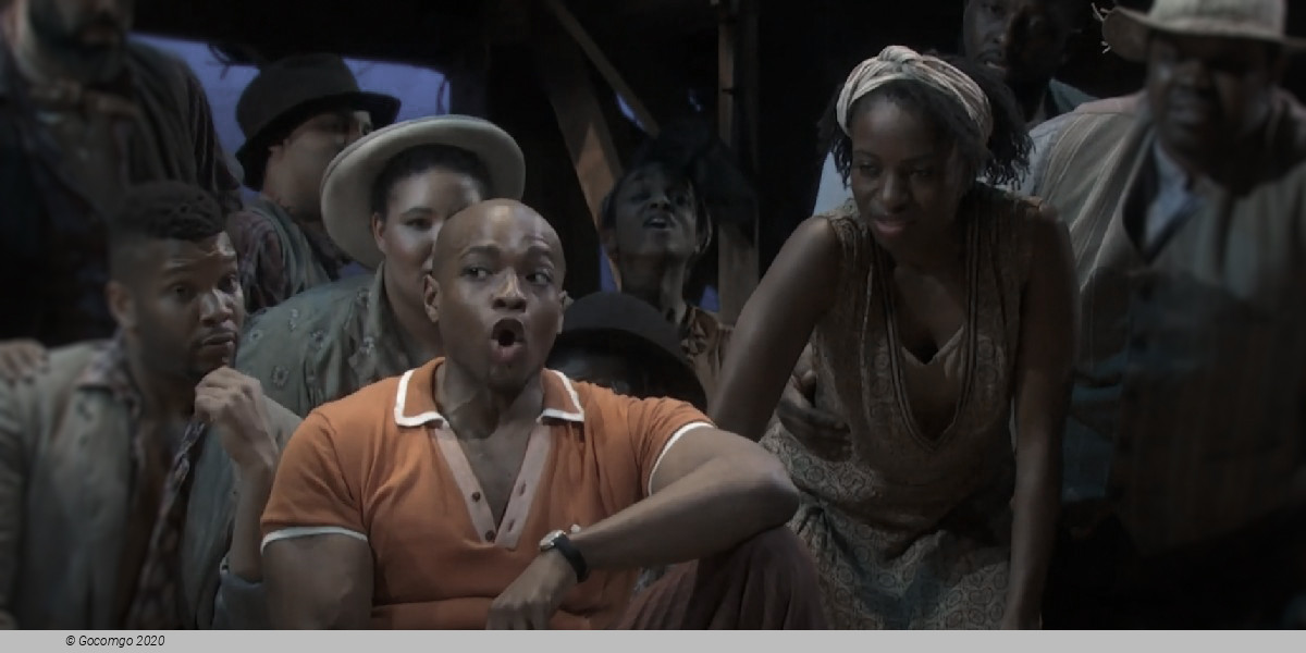 Scene 7 from the opera "Porgy and Bess"