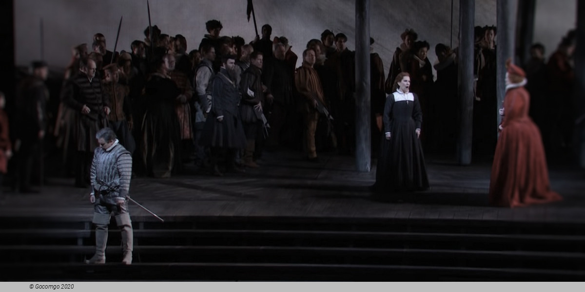 Scene 1 from the opera "Maria Stuarda"