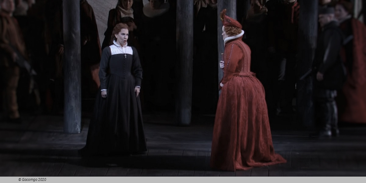 Scene 2 from the opera "Maria Stuarda"