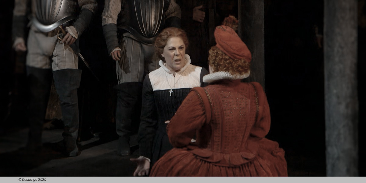 Scene 6 from the opera "Maria Stuarda"