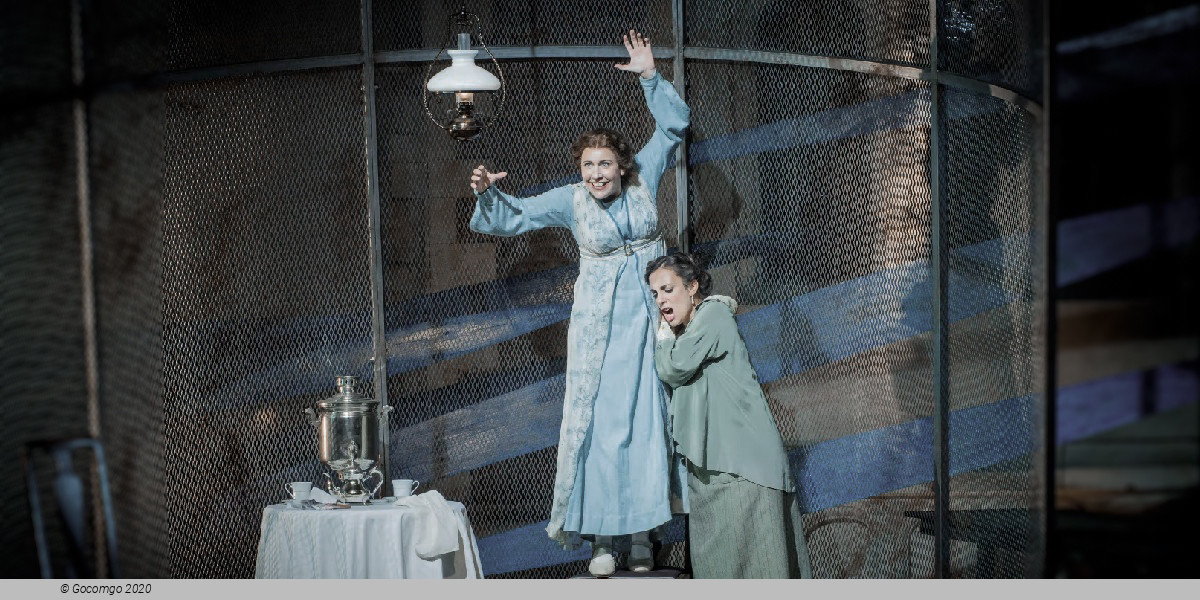 Scene 5 from the opera "Káťa Kabanová"