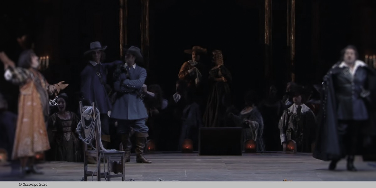 Scene 1 from the opera "Cyrano de Bergerac"