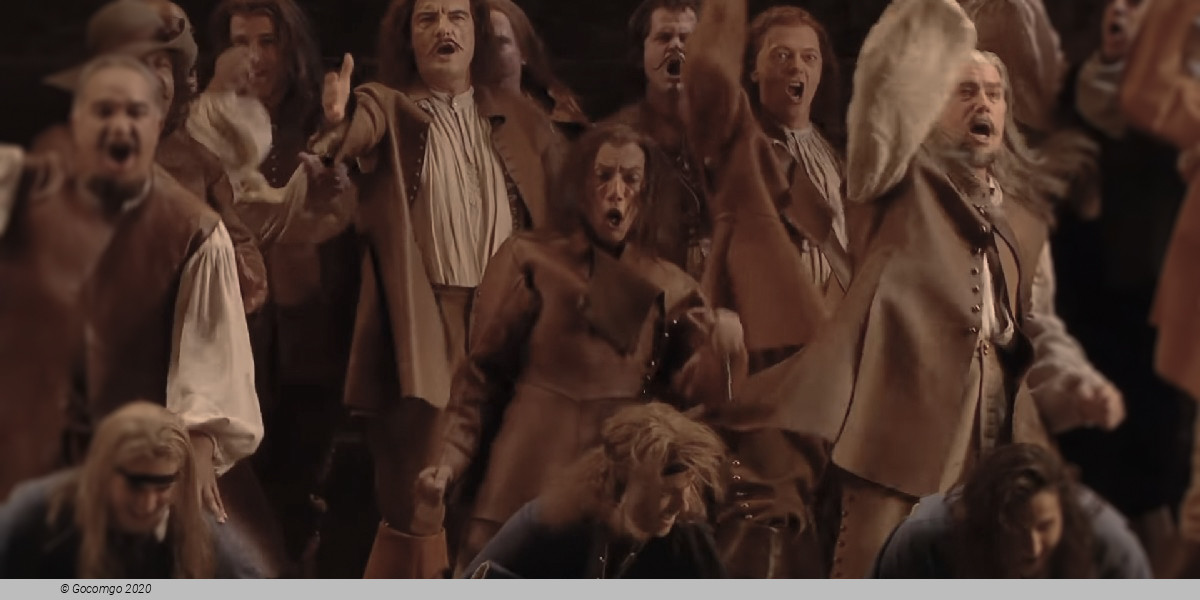 Scene 4 from the opera "Cyrano de Bergerac"
