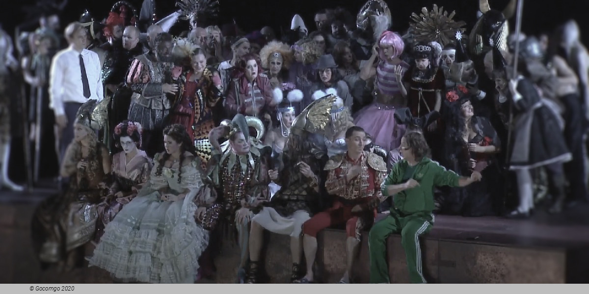 Scene 2 from the opera "Die schweigsame Frau"