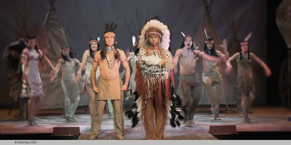 Scene 1 from the musical "The Shoe of Manitou", photo 1