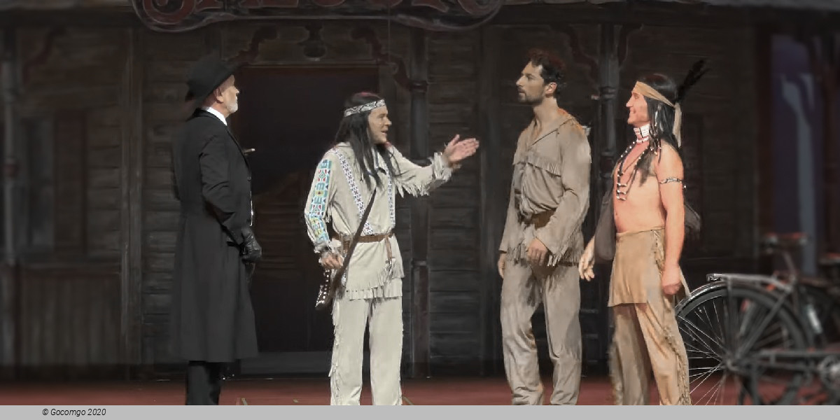 Scene 2 from the musical "The Shoe of Manitou", photo 2